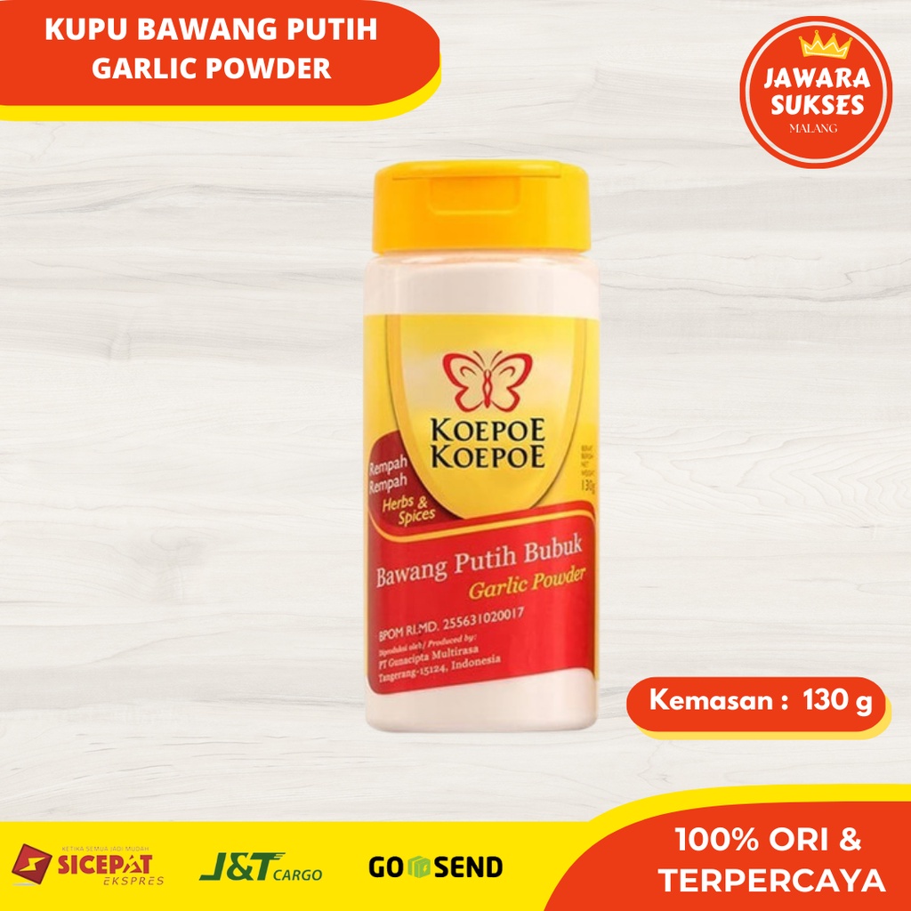 

[130gr] Koepoe Bawang Putih Bubuk | Kupu Garlic Powder