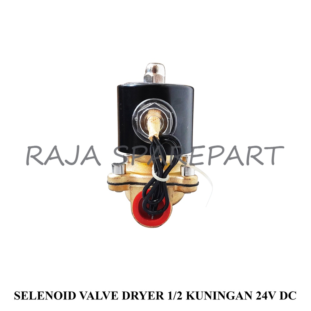 SELENOID/SELENOID VALVE DRYER KUNINGAN 1/2 KUNINGAN 24V DC