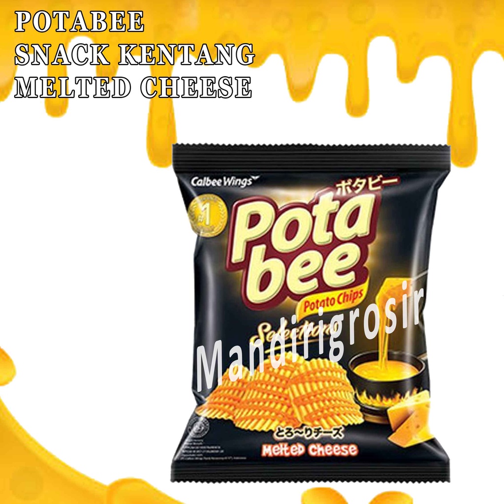 Snack Kentang* Potabee Snack* Melted Cheese* 57g