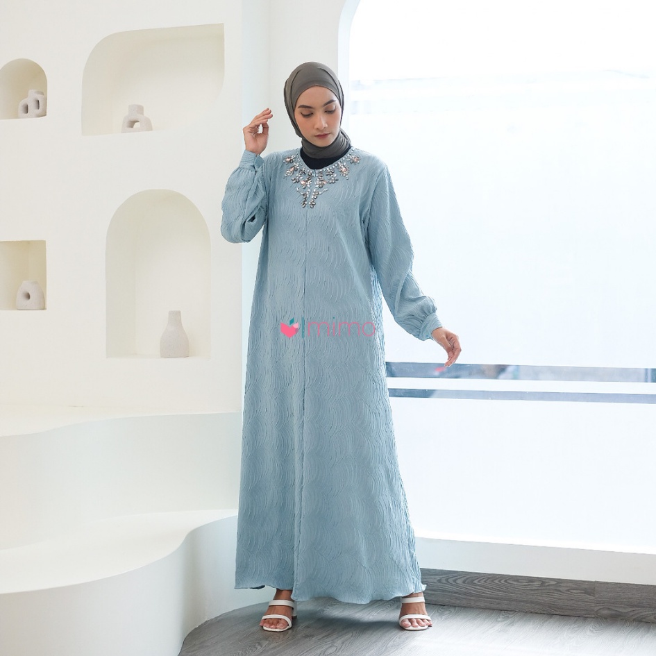 Ariana Long Crinkle Dress (Ramadhan Collection)