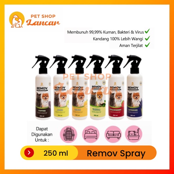 REMOV SPRAY PENGHILANG BAU WANGI STRAWBERRY