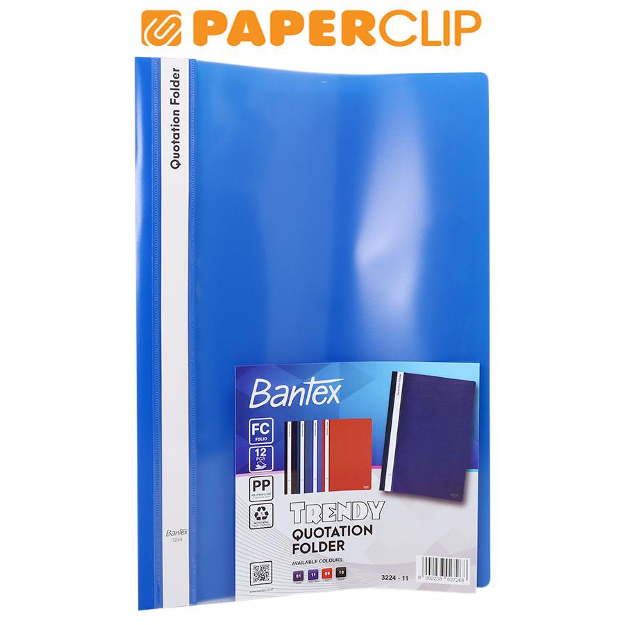 

BUSINESS FILE BANTEX FOLIO 3224 11 COBALT BLUE 12S