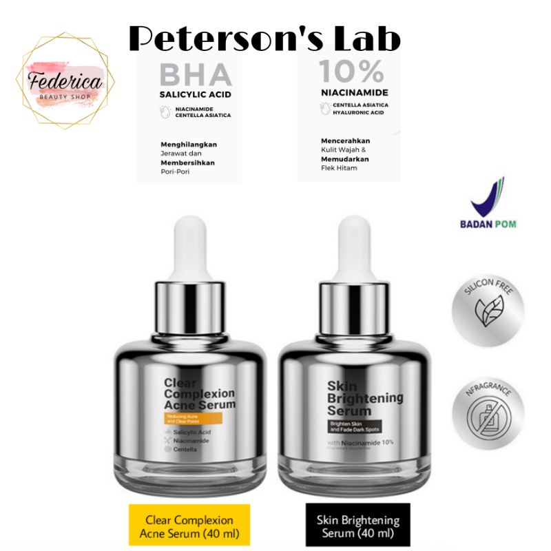 Peterson's Lab X Miiso Serum Acne and Brightening 40 ml