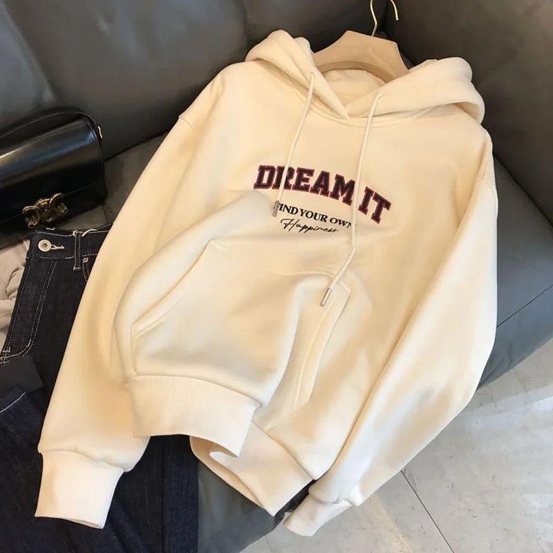 Hoodie Sweater DREAM IT bisa untuk pria/wanita