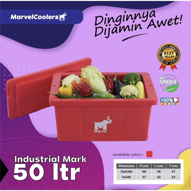 MarvelCooler Box Es 50 Liter