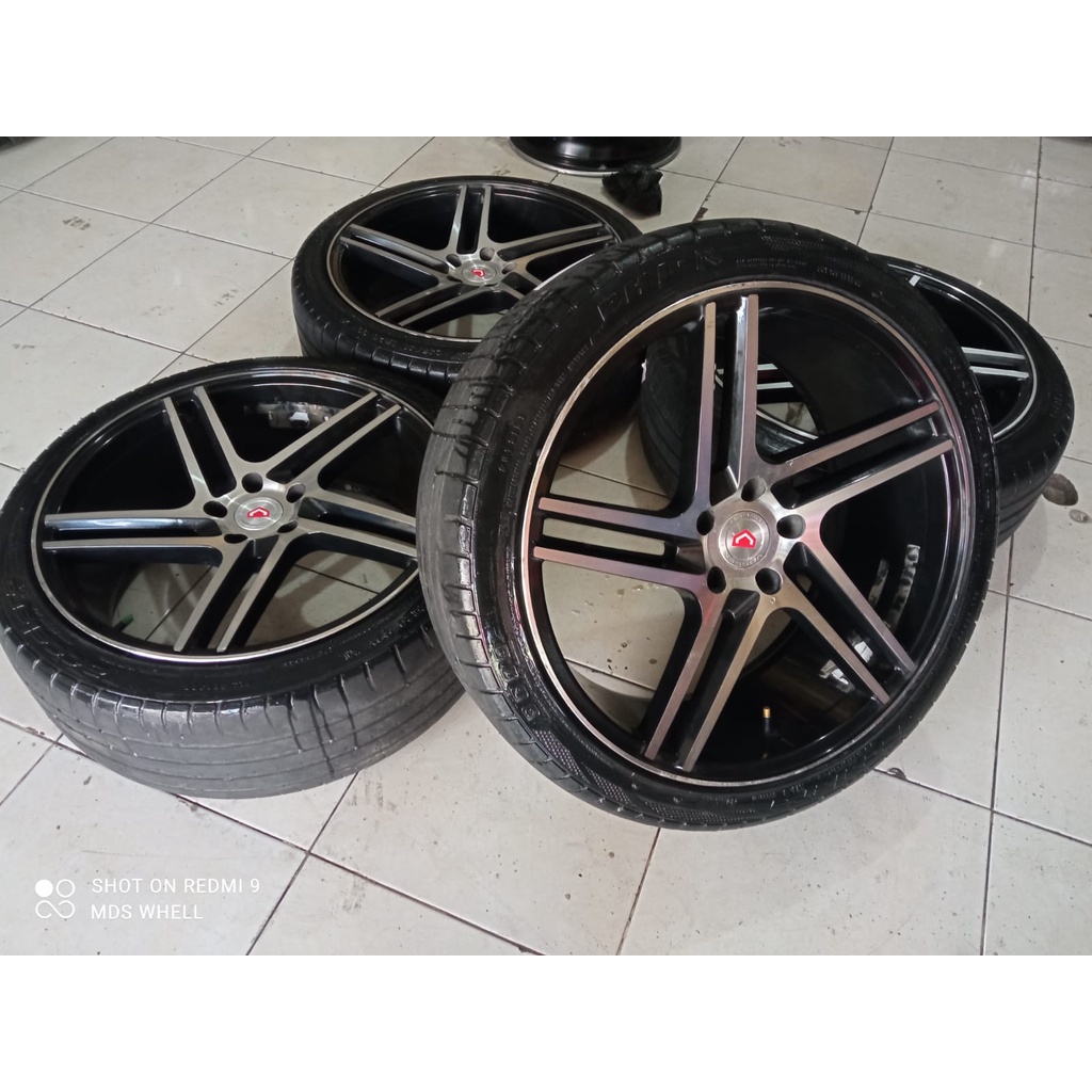 VELG MOBIL SEKEN R20 BAUT 5 VOSSEN R20X8,5 5X114 ET40 BAN (2) 245 45 R20