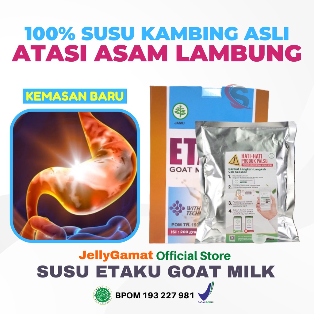 

Obat Asam Lambung, Asam Lambung Kronis, Maag Kronis, Masalah Lambung - Walatra Etaku Susu Kambing