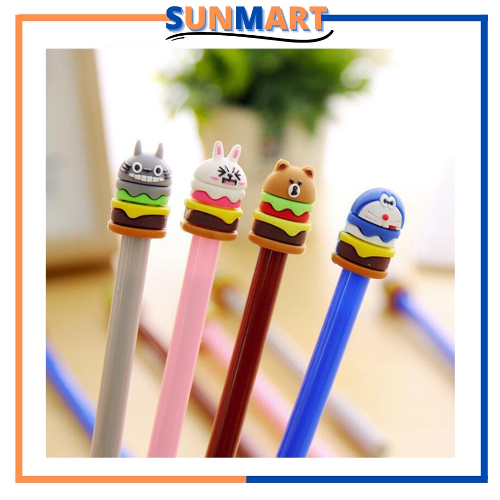 

Pena Motif Kartun Burger lucu Tinta Hitam Murah Produk Import 442