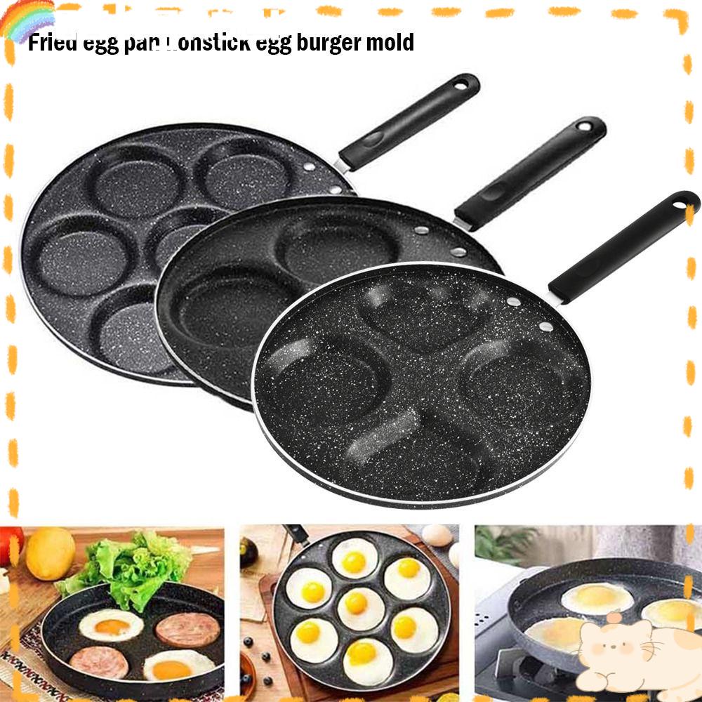 Solighter Pancake Anti Lengket Cookware 4per7gelas Alat Dapur Masak Telur Wajan Ham