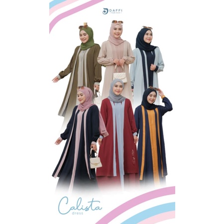 Gamis Calista Dress Daffi Hijab Style