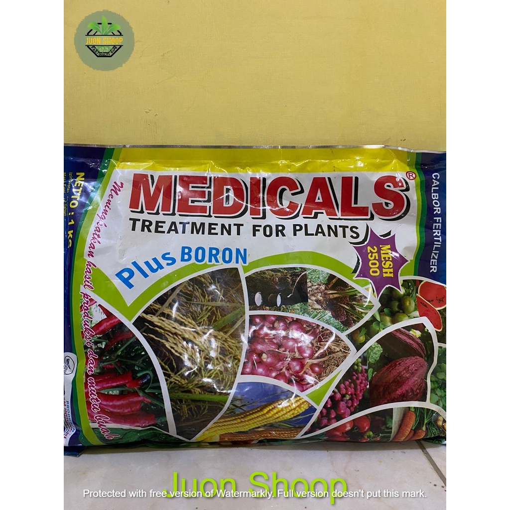 Pupuk Calsium Medicals 1kg - Pupuk dengan kalsium dan Boron untuk Memperbaiki Hasil Panen Tanaman