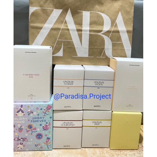 (VARIANT 4) TESTER Share Decant Parfum Zara Vanilla Violet Orchid, Pansy Orchid, Unusual Wood,  Unus