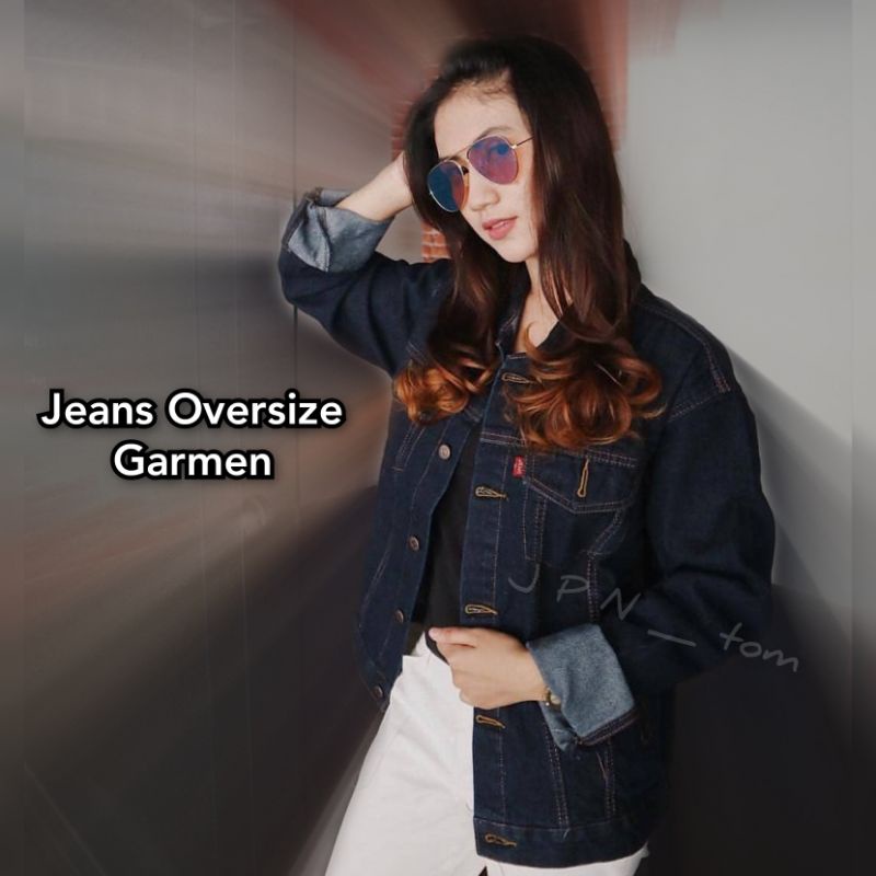 Jaket Jeans Big Size Biru Tua Denim Jins Polos Jumbo XXL XXXL XXXXL XXXXXL XXXXXXL 3XL 4XL 5XL 6XL Bahan Tebal Ukuran Besar Ld 120 Ld 130 Ld 140 Model Oversize Levi S M L XL Hitam Biru Muda Dongker Oversize