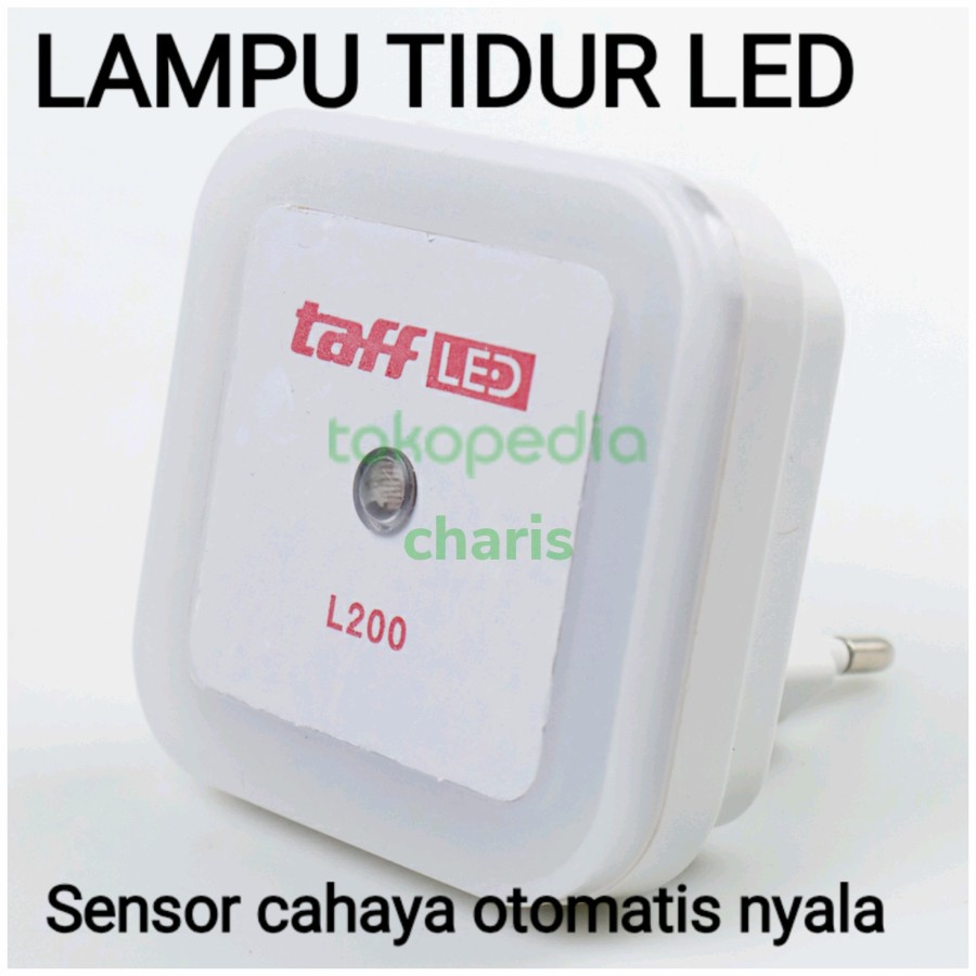 LAMPU TIDUR LED KAMAR SENSOR CAHAYA OTOMATIS MATI