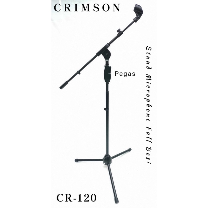 Stand Mic Stand Lantai BESI TEBAL Crimson CR 120