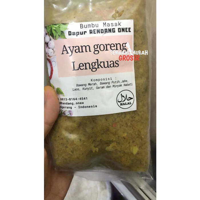 

Terlaris ✨ - bumbu masak instant ayam goreng lengkuas/bumbu ayam instant siap pakai 2.1.23