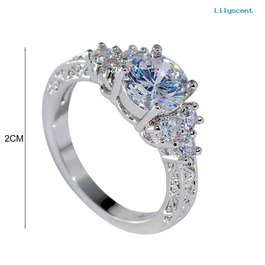 [LS] Woman Ring Cincin Kawin Cupronickel Mengkilap Tahan Luntur Untuk Pernikahan