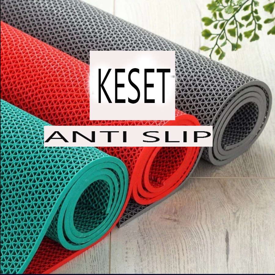 Keset alas karpet karet anti slip kamar mandi multifungsi 40 x 60