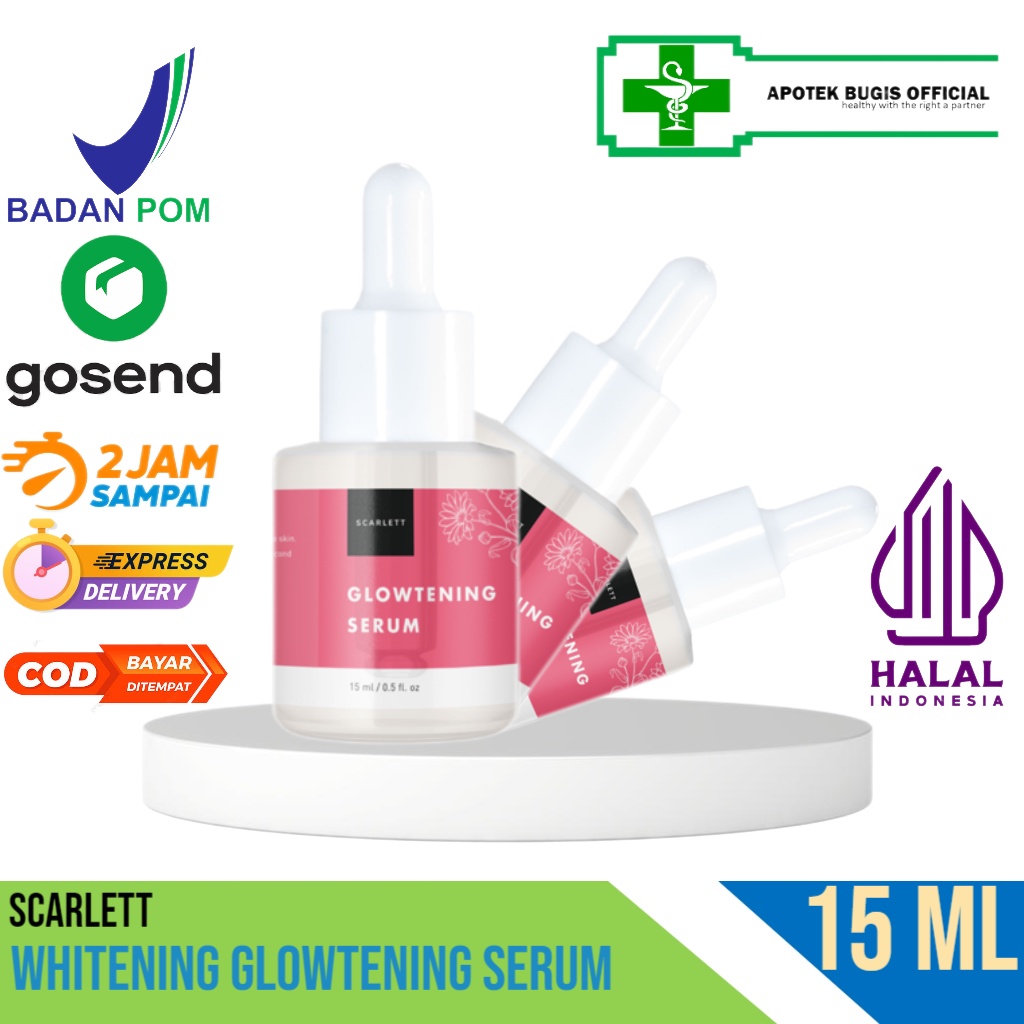 Scarlett Whitening Glowtening Serum - 15 ml