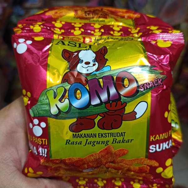 Jual Promo Snack Chiki Komo Rasa Jagung Bakar Kemasan 1 Pack Isi