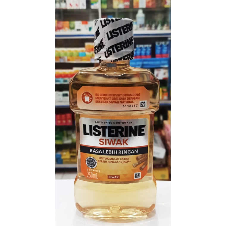 Listerine Siwak 250ml - Antiseptic Mouthwash Kumur Mulut