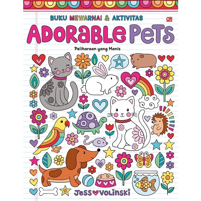 

Buku Mewarnai Dan Aktivitas: Peliharaan Yang Manis (Adorable