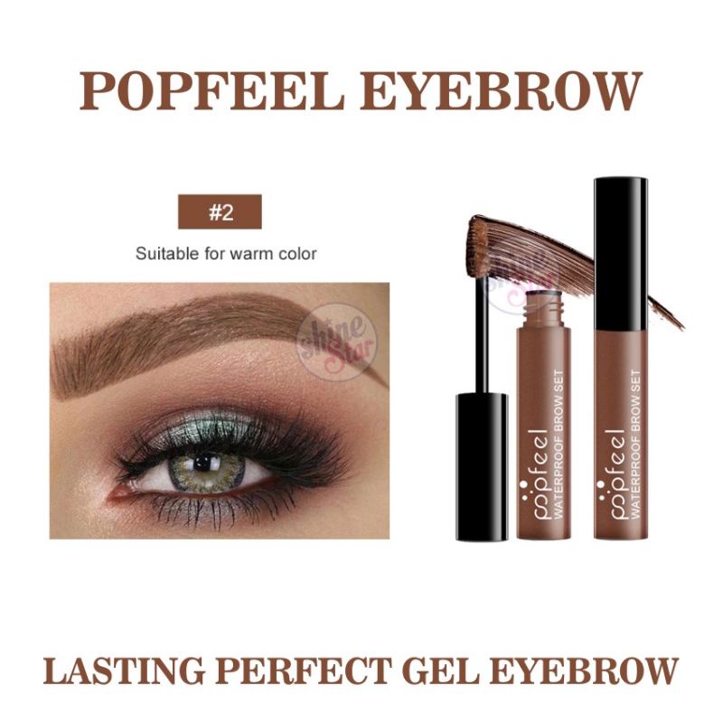 Popfeel Eyebrow Mascara Browcara Waterproof Lasting Perfect Gel