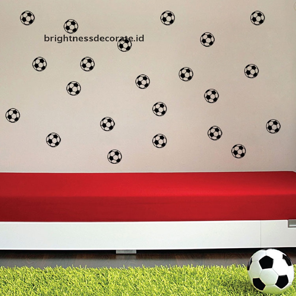 [Birth] 20x Football Kids Nursery Bedroom Wall Art Stiker Dinding Decals Dinding Grafis [ID]