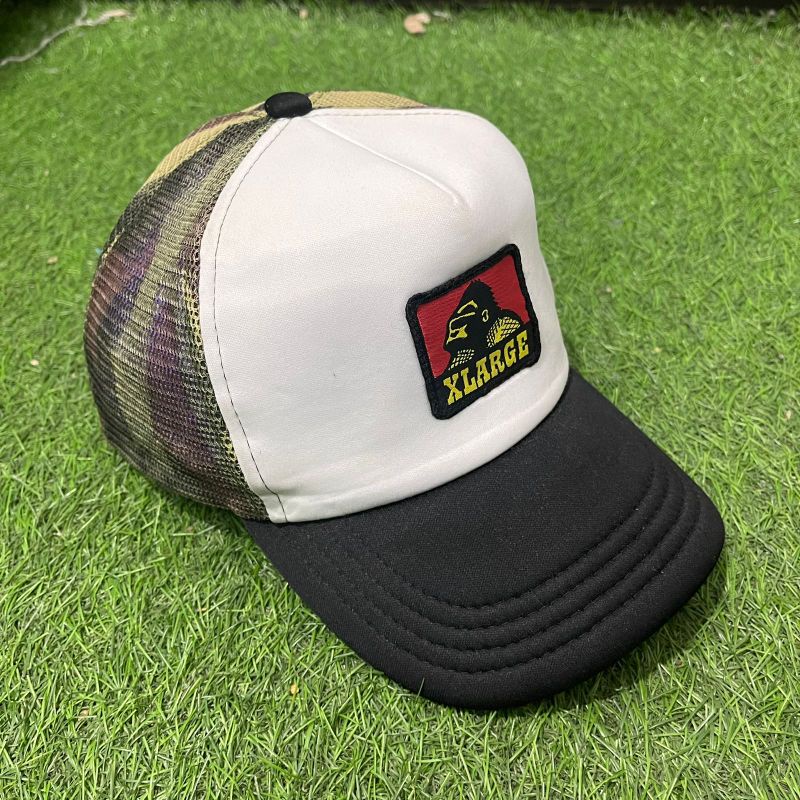 topi camo xlarge trucker snapback cap second original