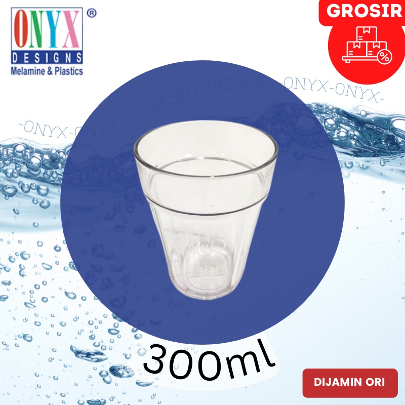 Gelas Plastik Crystal Cup Ukuran 300 ml