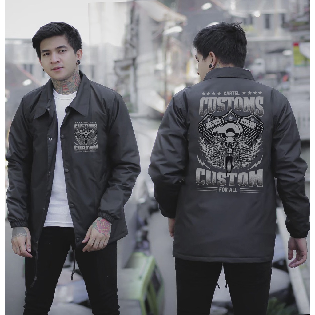 Ongkir gratis Jaket pria dan wanita coach pria Jaket Varsity Jacket baseball pria bahan fleece sukaj