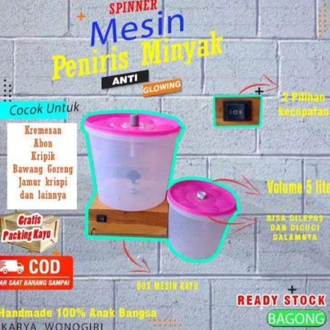 Terlaris! Spinner Mesin Peniris Minyak Termurah