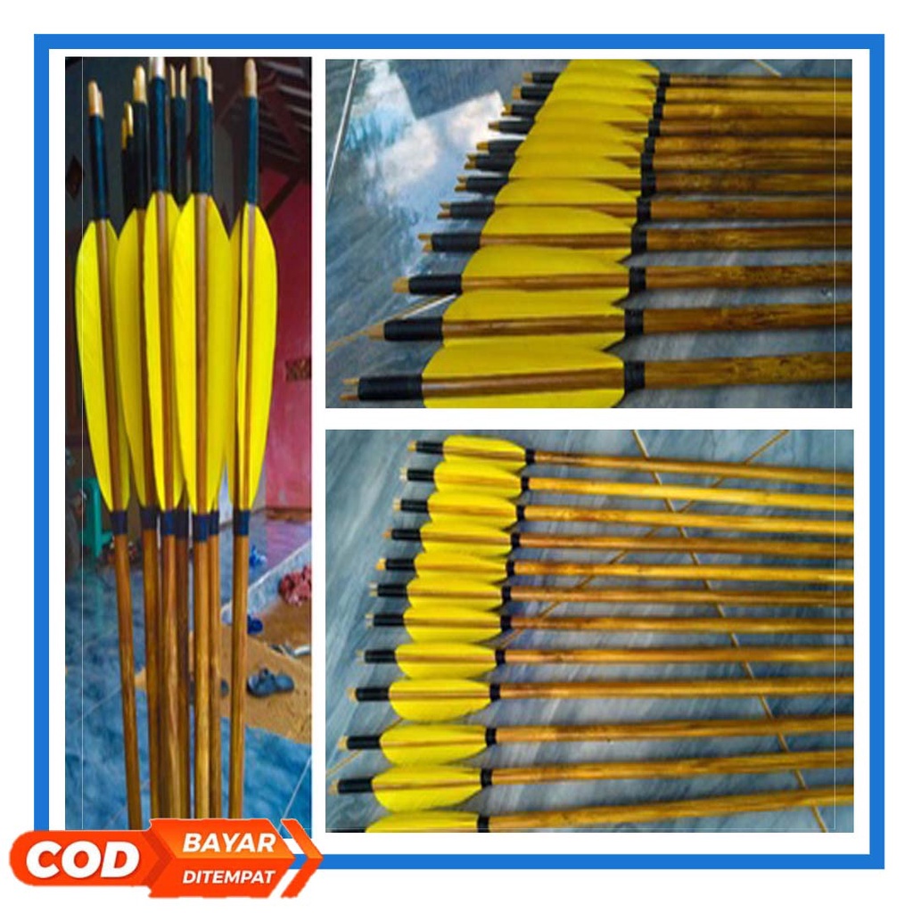 Arrow Bambu Pentung Bulu Entok 4inch