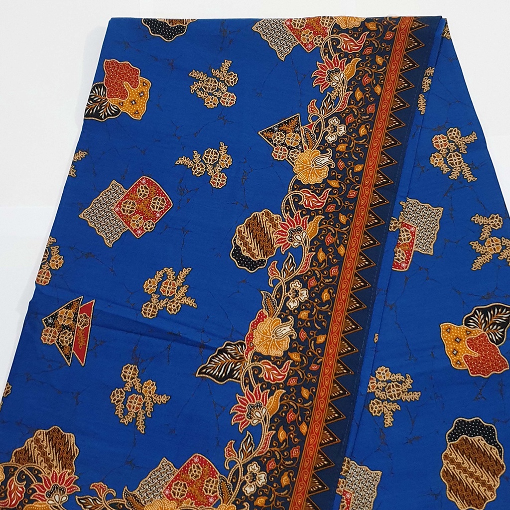 KAIN BATIK CIBULAN 308 BIRU / BATIK PANJANG UNGGUL JAYA