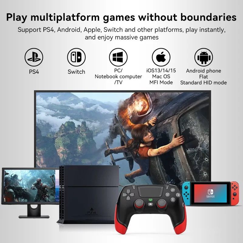 PS4 / PS3 / SWITCH / PC / IOS WIRELESS GAMING CONTROLLER