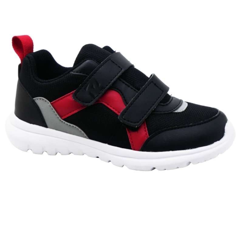 New sepatu Toezone Memphis black red shoes size 25 39