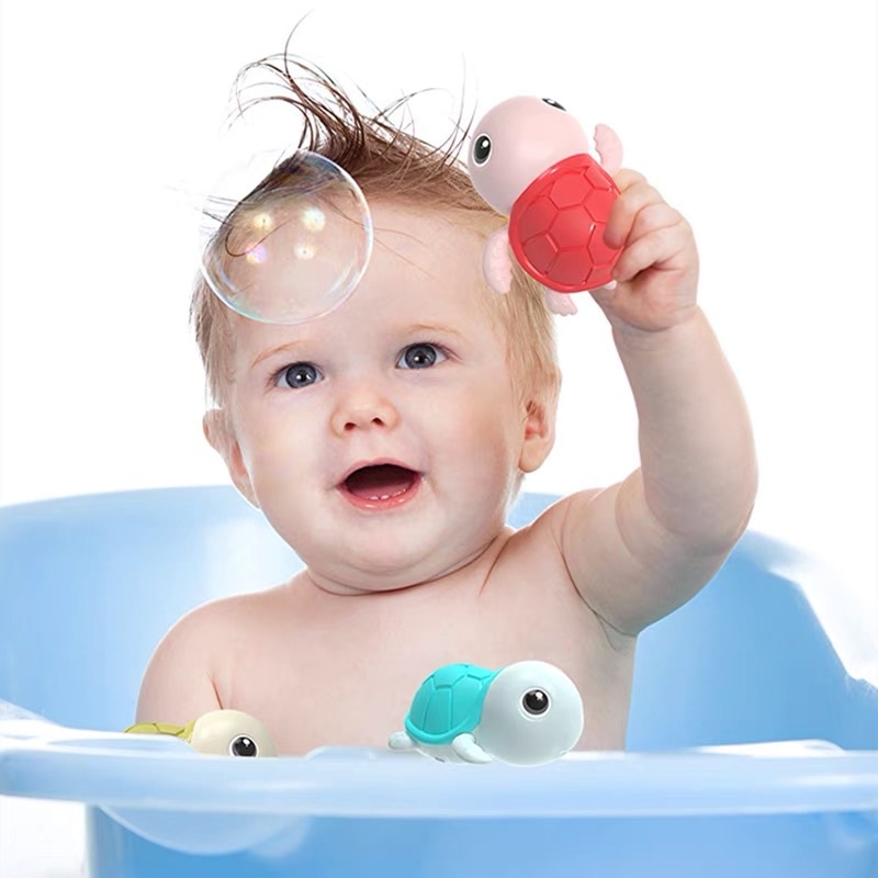 Mainan Mandi Bayi Paus / Bebek Berenang Bergerak