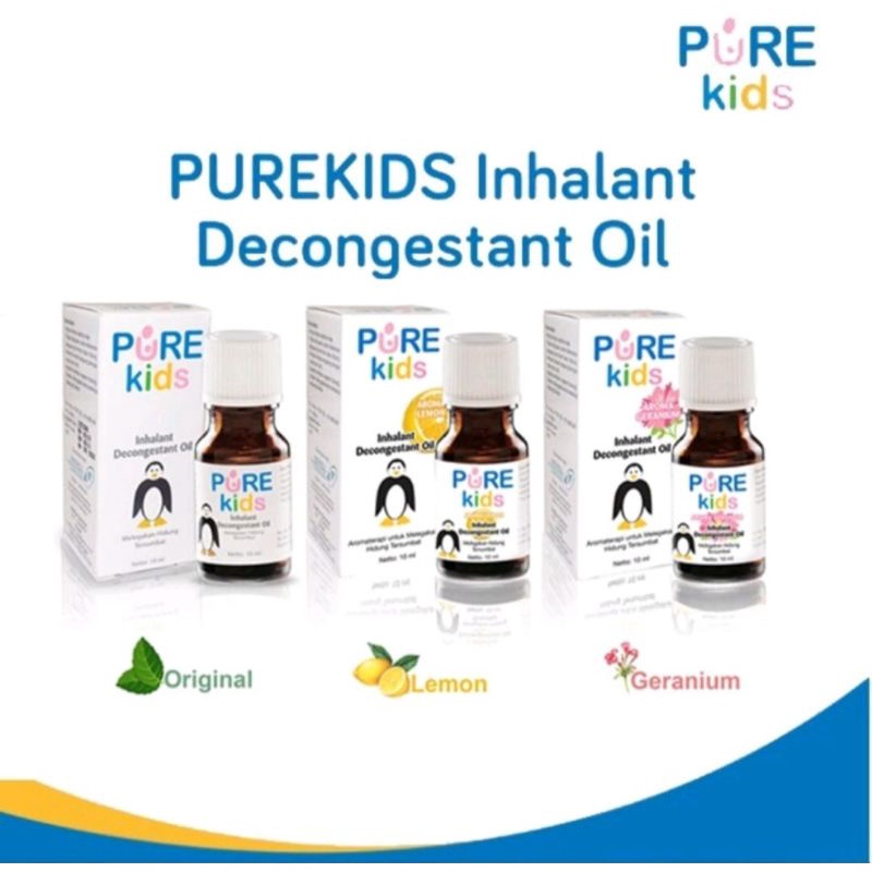 PureBB Inhalant Decongestant Oil 10ml/aroma terapi untuk baby hingga dewasa