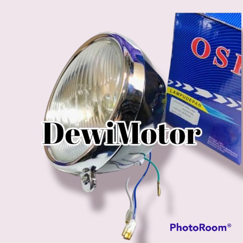Lampu depan cb 100 / reflektor lampu depan honda cb 100