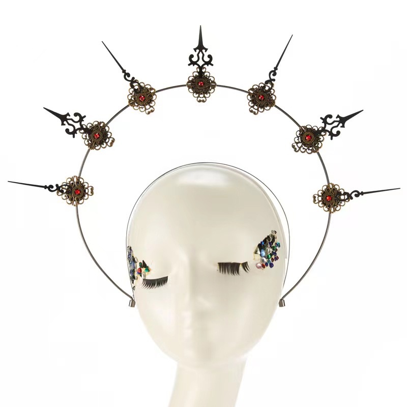 Two Layers Cosplay Angel Halo Shape Headband 8583