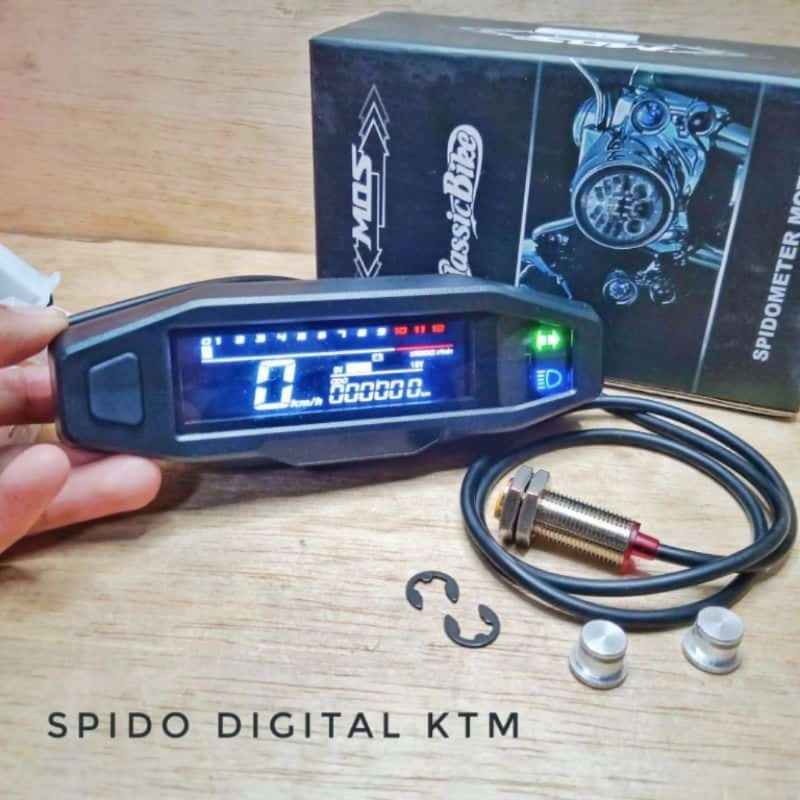 speedo spido meter speedometer spidometer digital replika copy ktm KTM Ktm set sensor speedo kecepat
