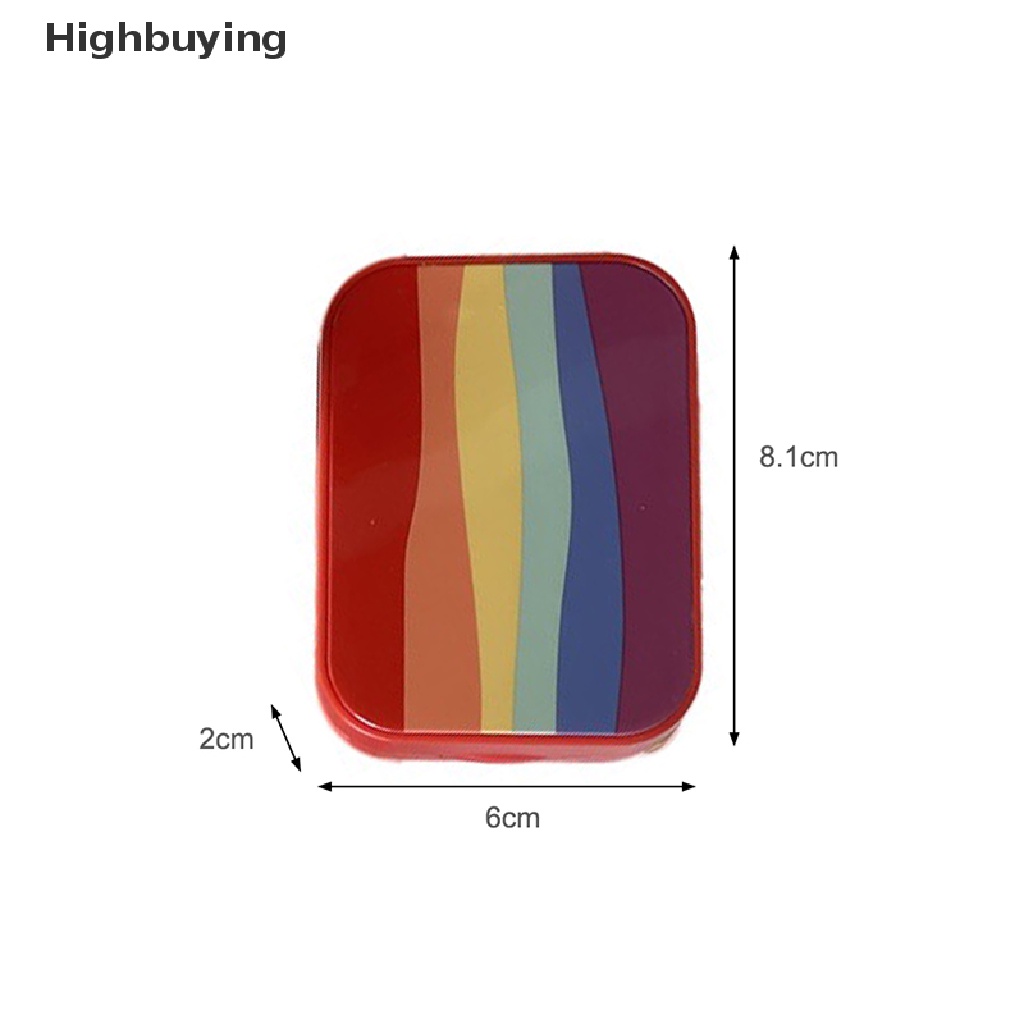 Hbid Seri Hujan Musim Panas Warna Tempat Kontak Lensa Kontak Portabel Kecil Kotak Pendamping Kotak Menyusui Dua Pasang Kotak Penyimpanan Glory