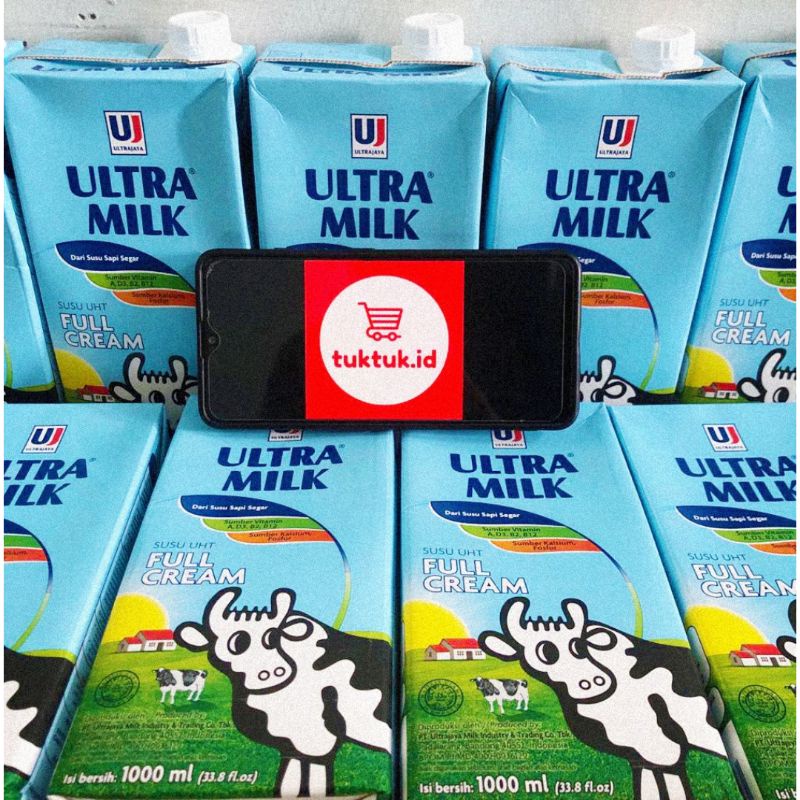 

TERMURAH SUSU ULTRA MILK 1 LITER / SUSU UHT FULL CREAM