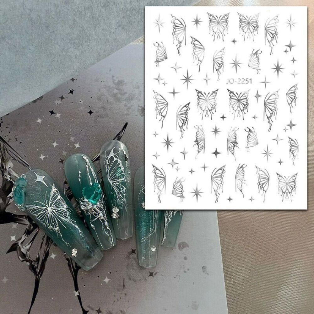 Preva Stiker Kuku Hot DIY Nail Art Hologram