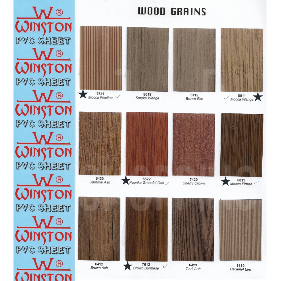 Winston PVC Sheet Woodgrain 5