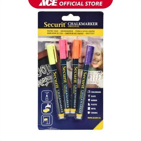 

Ace - Securit Spidol Chalkmarker 12mm 4 Pcs HOT SALE