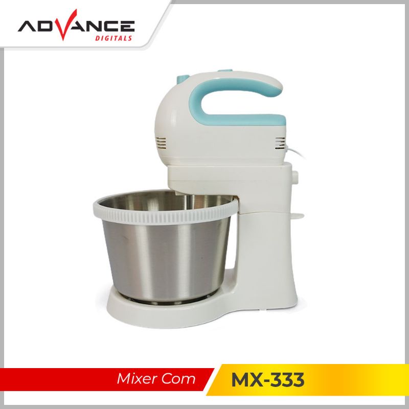 Advance Mixer Com 2 Liter Mangkok Stainless Putar MX-333