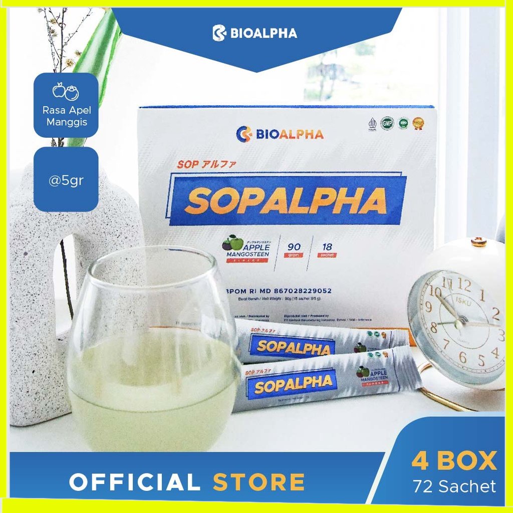 SOPALPHA - Rasa Apel Manggis 4 Box CHOCOFUN MEDAN