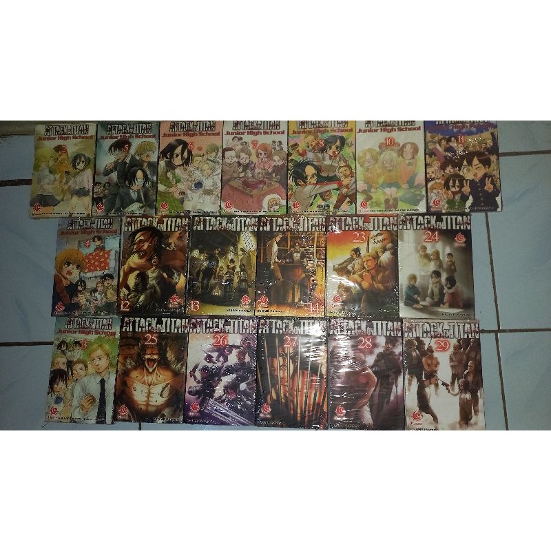 Attack On Titan Komik Manga Preloved