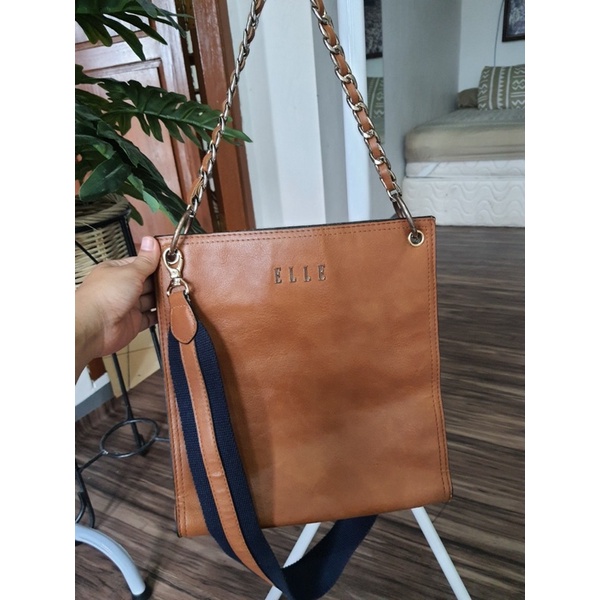 Tas Elle wanita Original brown